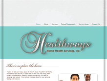 Tablet Screenshot of healthwayshomehealth.com
